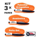 Palmilha Anti impacto em Gel 4D