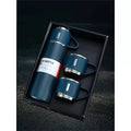 Kit Garrafa Térmica Vacuum Bottle Inox