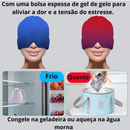 Touca Dor de Cabeça Chapéu De Alívio Da Enxaqueca Máscara De Terapia Fria Quente Confortável